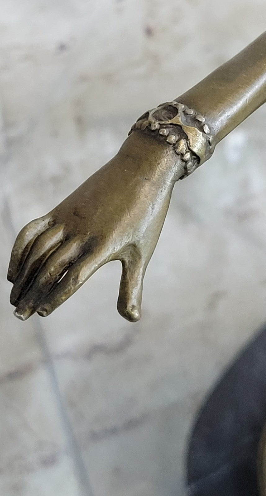 SIGNED D.H Chiparus, bronze art deco dancer sculpture Nouveau Marble Figurine