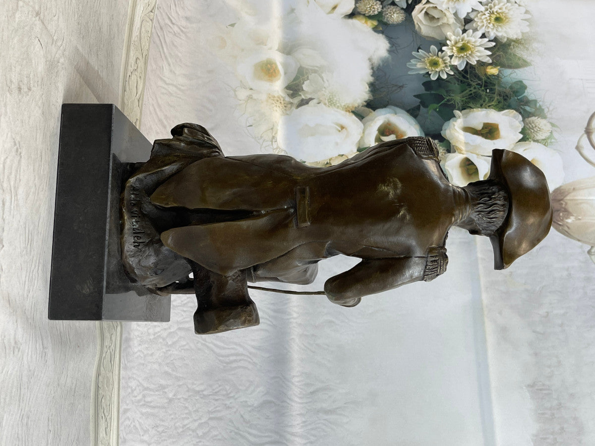 Handcrafted bronze sculpture SALE Vitaleh Aldo By Bonaparte Napoleon Giant