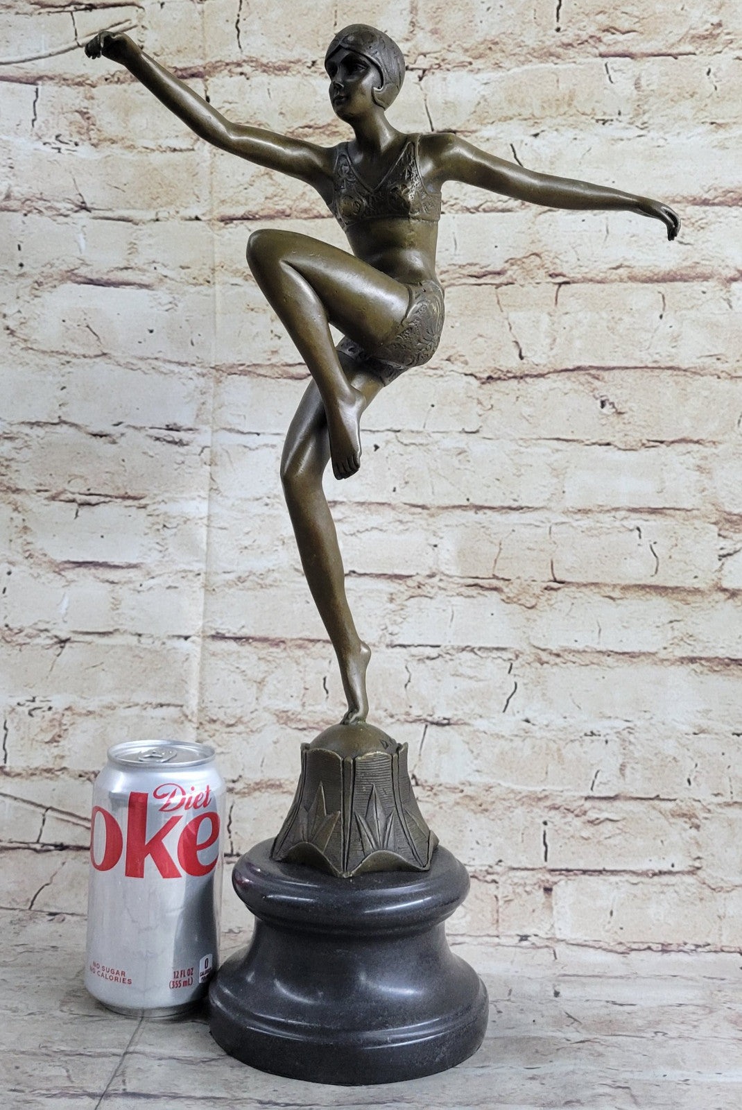 Bronze Sculpture, Hand Made Statue Abstract GIA CHIPARUS SOLID ABSTRACT Bg Gift