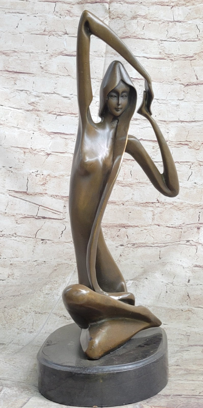 Handcrafted bronze sculpture SALE Vitaleh By Female Abstract Nude Art Modern