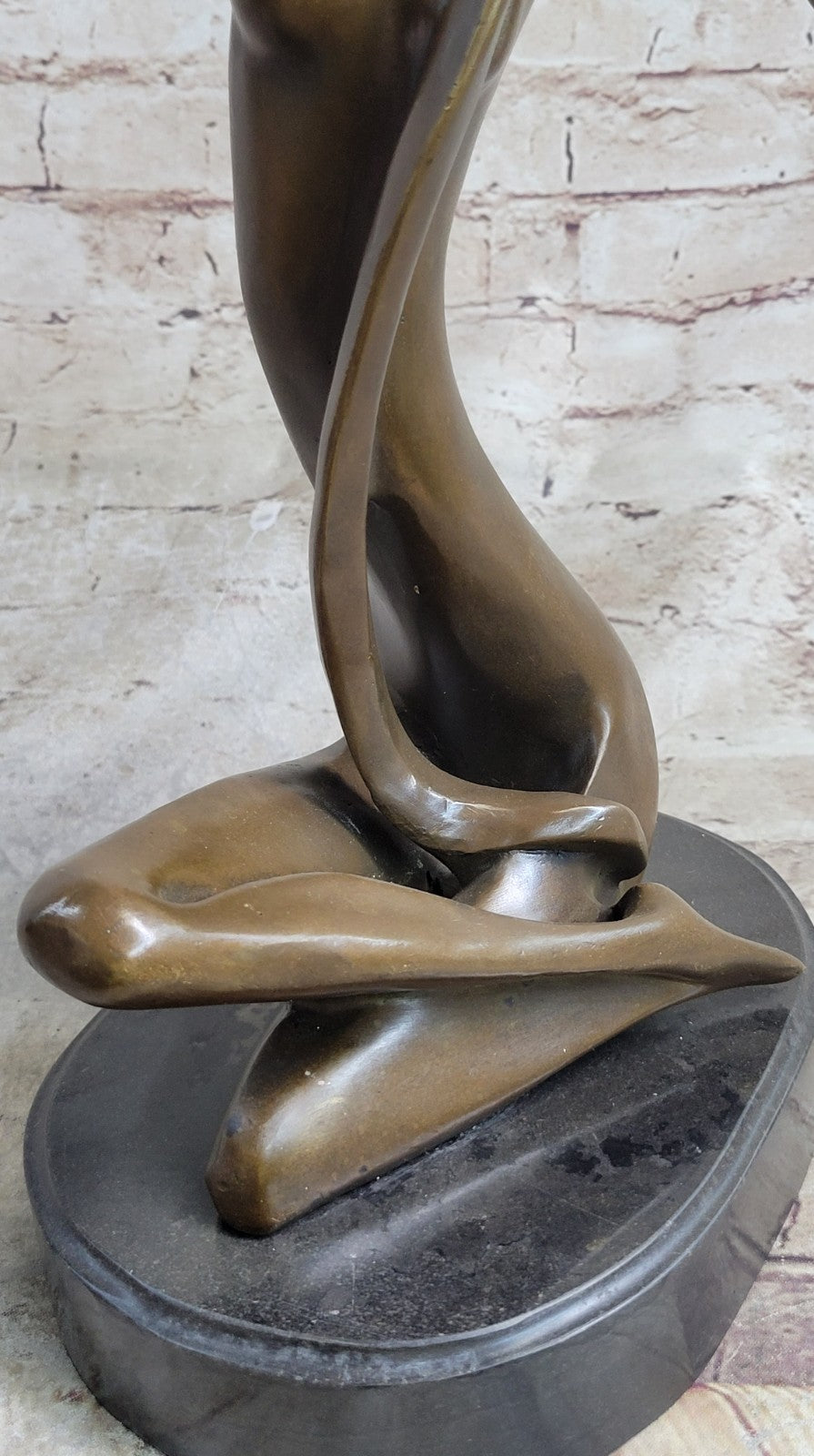Handcrafted bronze sculpture SALE Vitaleh By Female Abstract Nude Art Modern