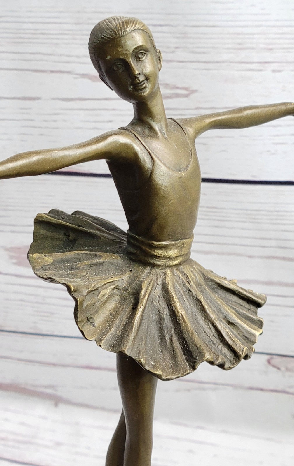 Bronze Statue Home Decor Original Milo Female Dancer Ballet Brown Ballerina