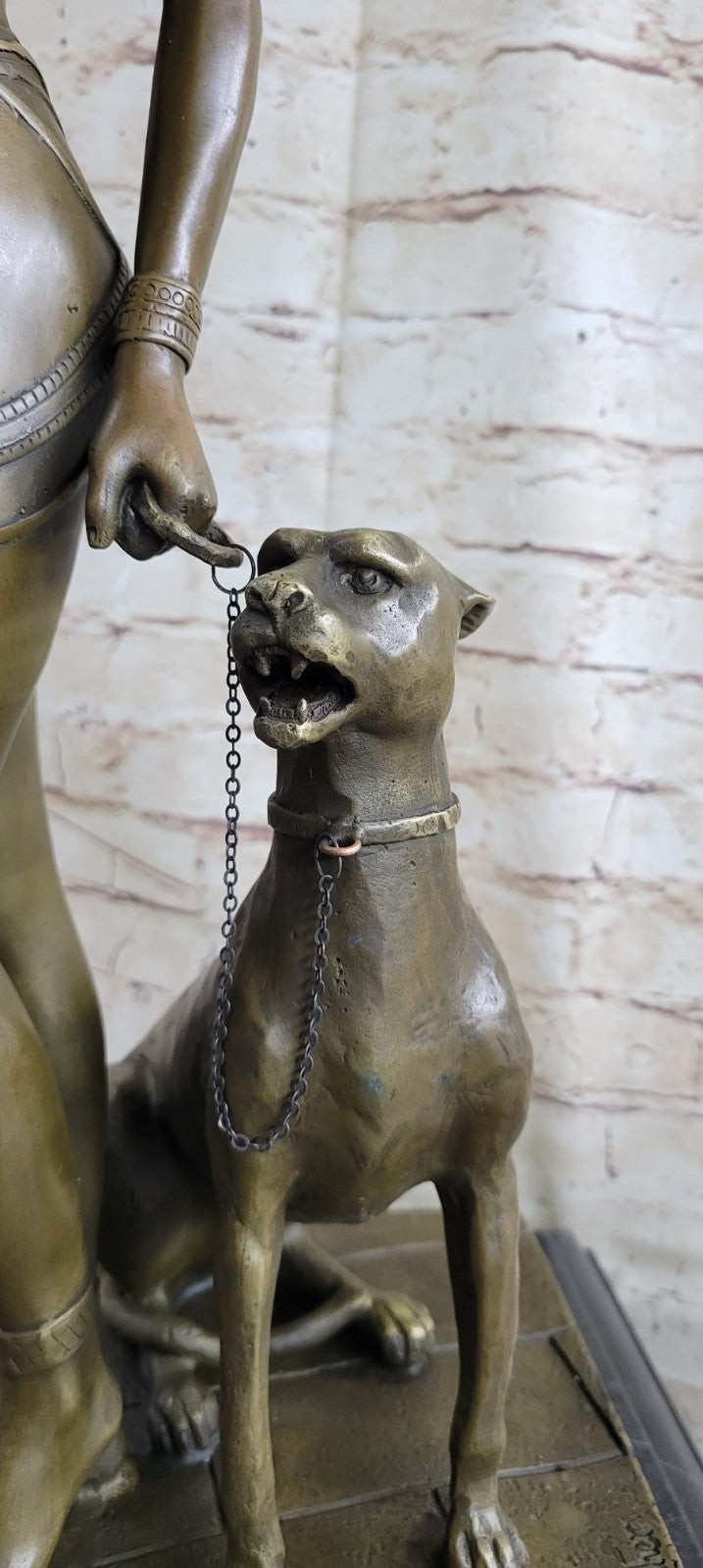 European Design Egyptian Panther Goddess Figurine Hot Cast Bronze Sculpture Sale