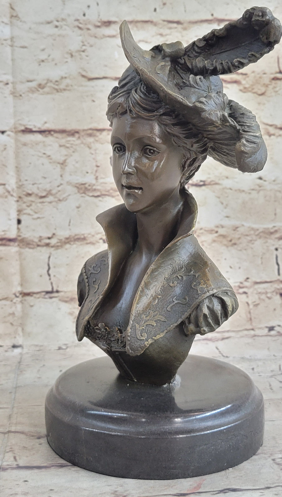 Buy Noee Bronze Art Deco Nouveau "Iris" Bust Sculpture – Gerome