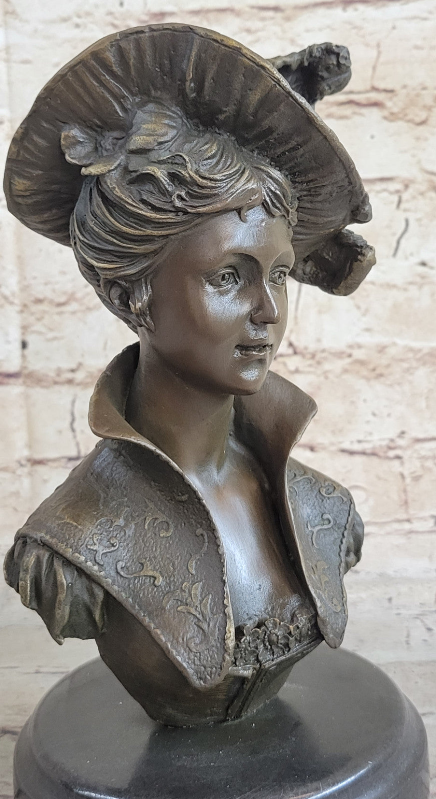 Buy Noee Bronze Art Deco Nouveau "Iris" Bust Sculpture – Gerome