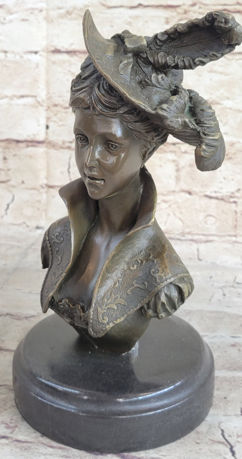 Buy Noee Bronze Art Deco Nouveau "Iris" Bust Sculpture – Gerome