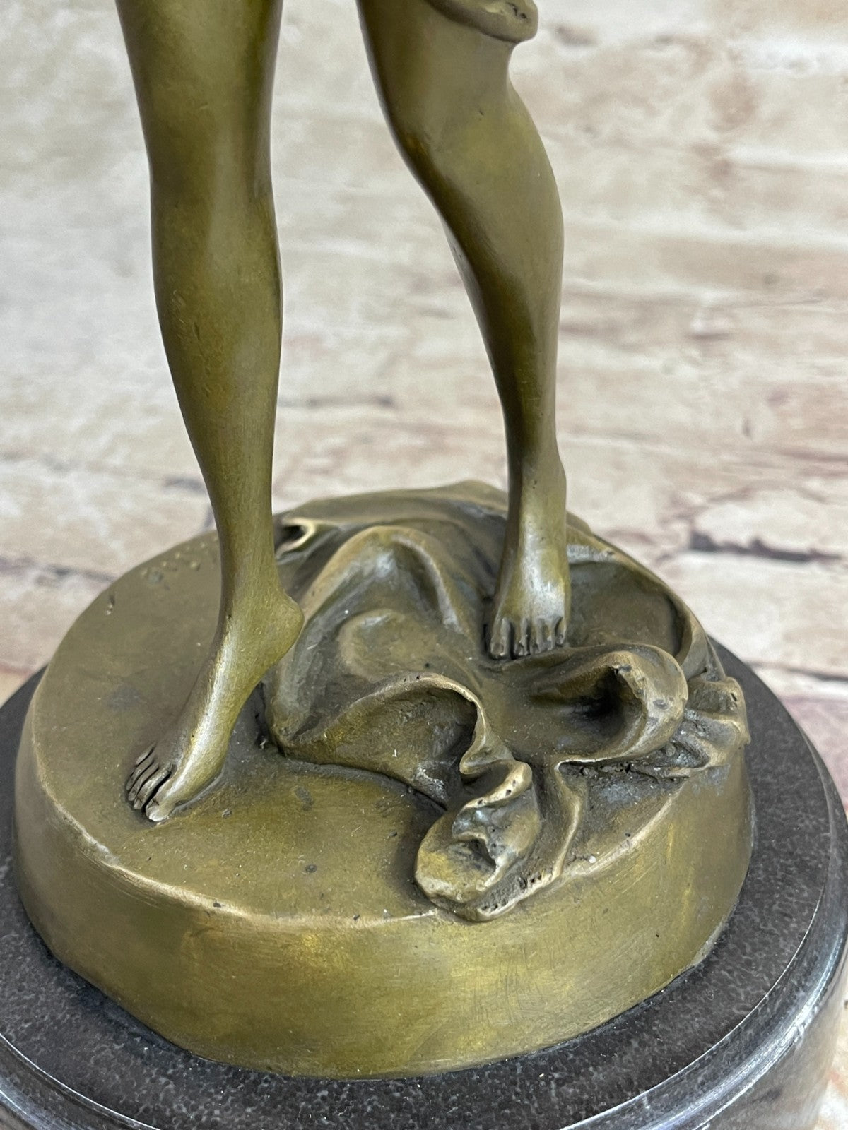 100% Genuine Solid Nude Woman Female Girl Lady Bronze Sculpture Artwork
