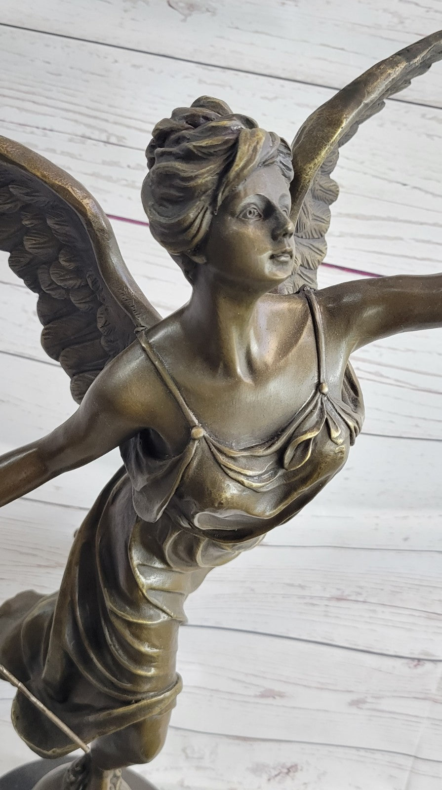Marble Victory Winged Nike Samothrace *DEAL* Bronze Sculpture Statue Figurine