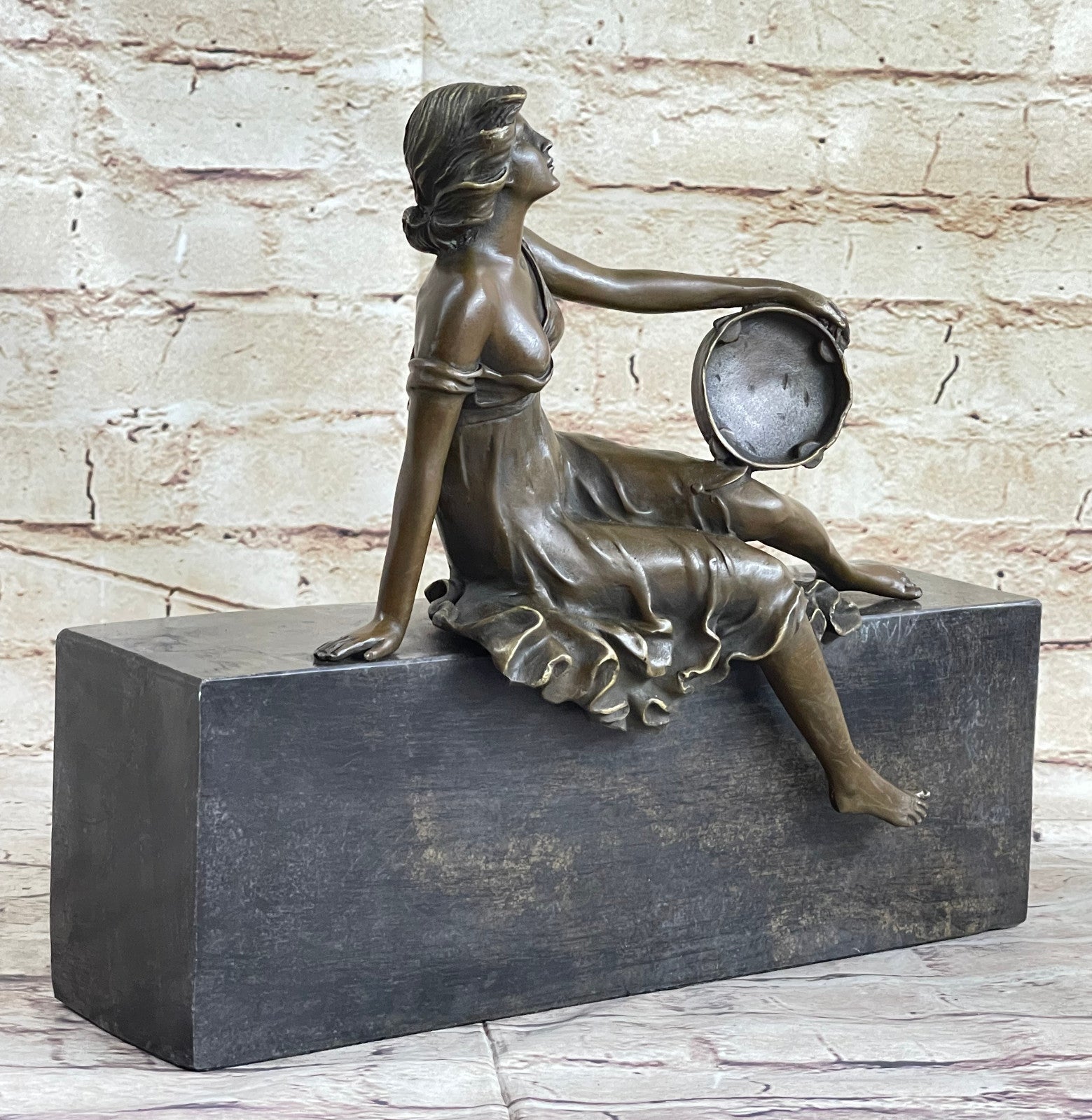 Buy Erotic Semi-Nude Female Bronze Sculpture – Milo Figurine Art Decor Sale