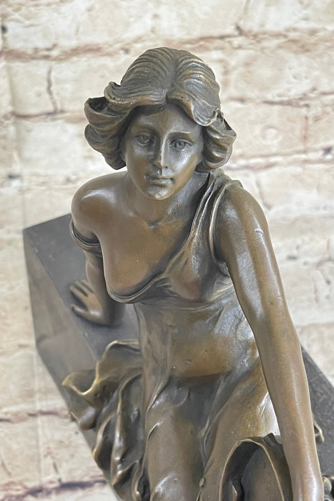 Buy Erotic Semi-Nude Female Bronze Sculpture – Milo Figurine Art Decor Sale