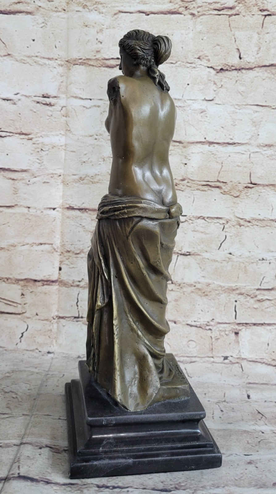 Venetian Bronze Marble Base Venus de Milo/Greek Goddess Aphrodite Hand Made Sale