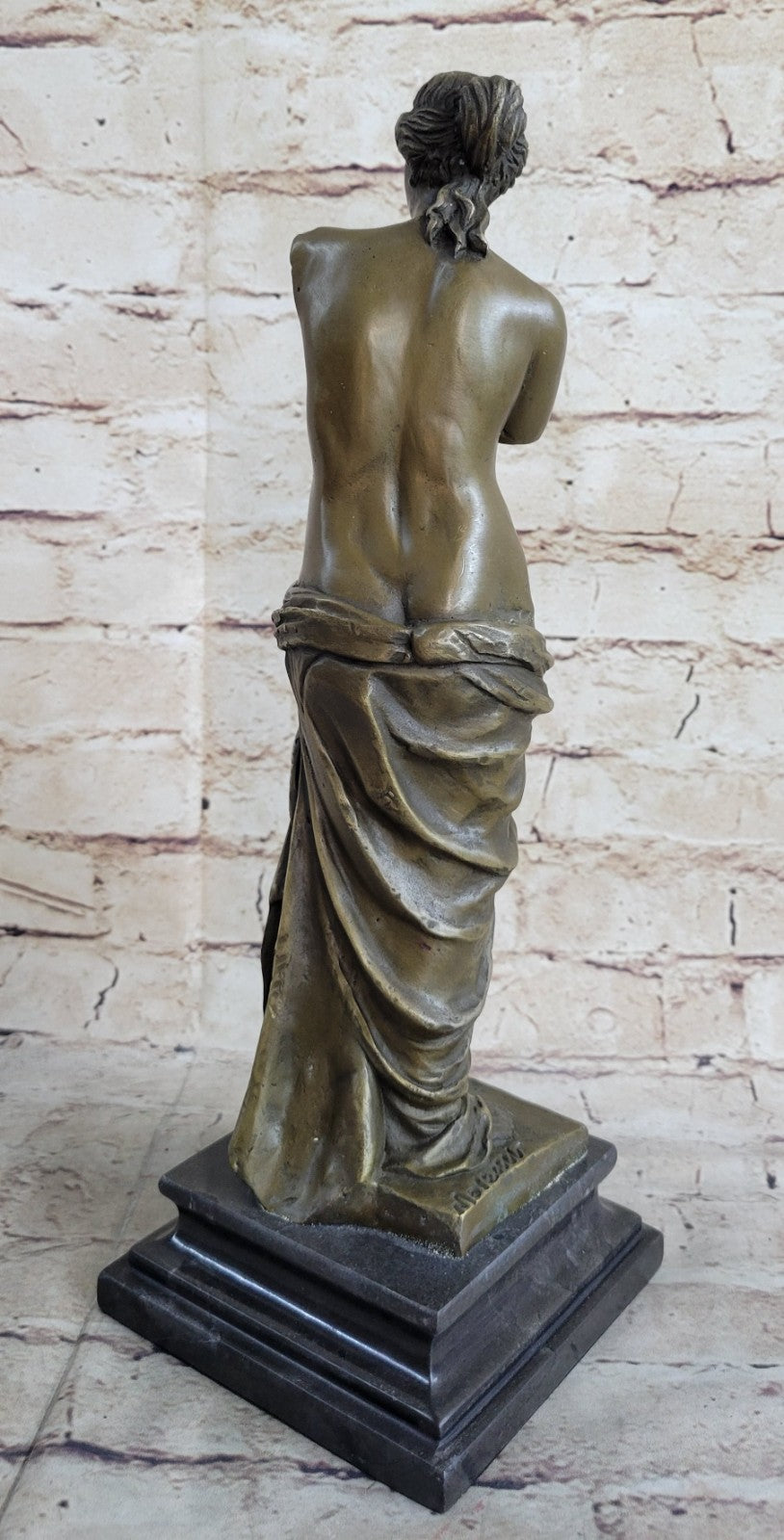 Venetian Bronze Marble Base Venus de Milo/Greek Goddess Aphrodite Hand Made Sale