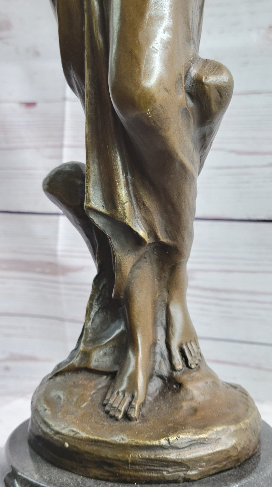Collectible Art Deco Bronze Figurine of a Woman, Representing the Essence of Spring Sculpture
