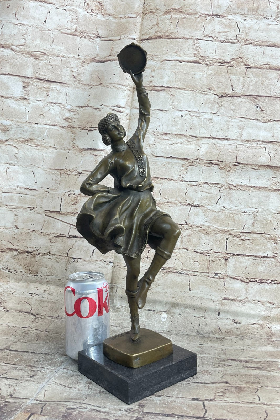 Handcrafted Bronze Sculpture of Marble Dancer – Sale by Local Russian Artist Zach Bruno