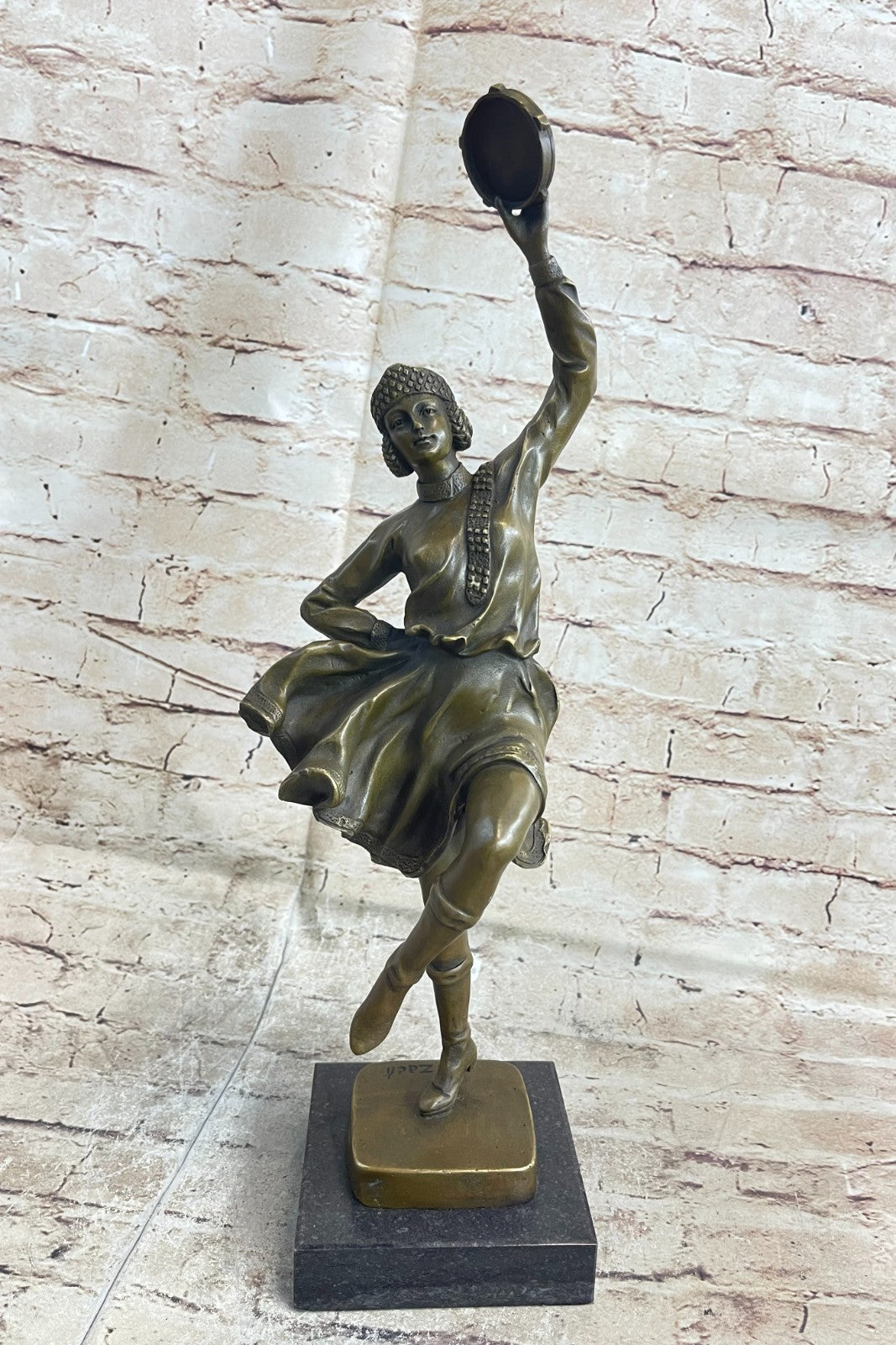 Handcrafted Bronze Sculpture of Marble Dancer – Sale by Local Russian Artist Zach Bruno