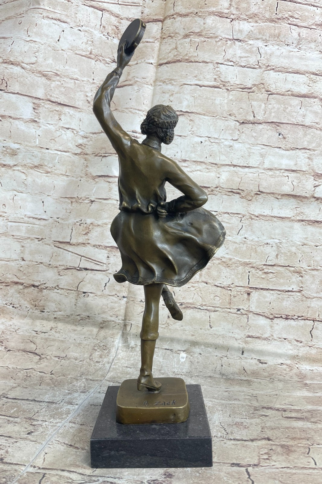 Handcrafted Bronze Sculpture of Marble Dancer – Sale by Local Russian Artist Zach Bruno