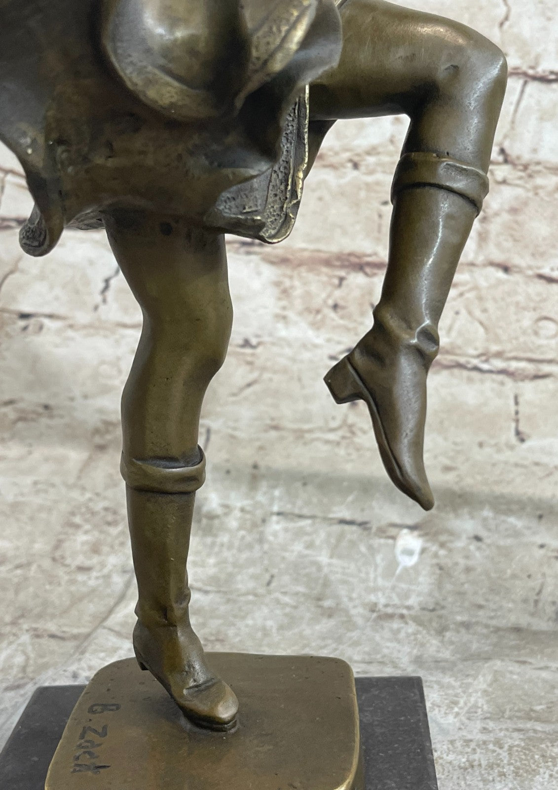 Handcrafted Bronze Sculpture of Marble Dancer – Sale by Local Russian Artist Zach Bruno