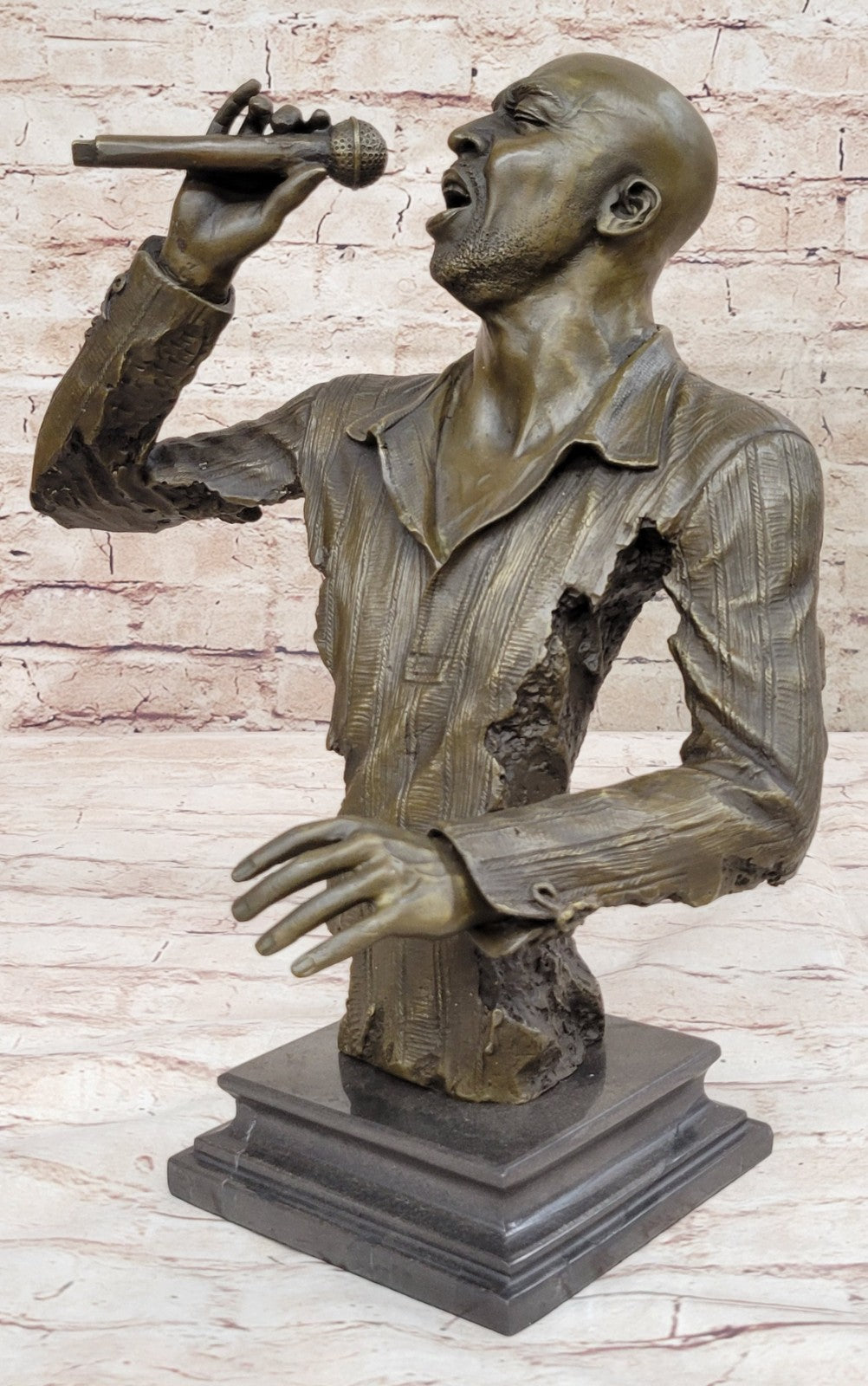 Art Deco Handcrafted American Black Singer Home Office Decoration European Decor