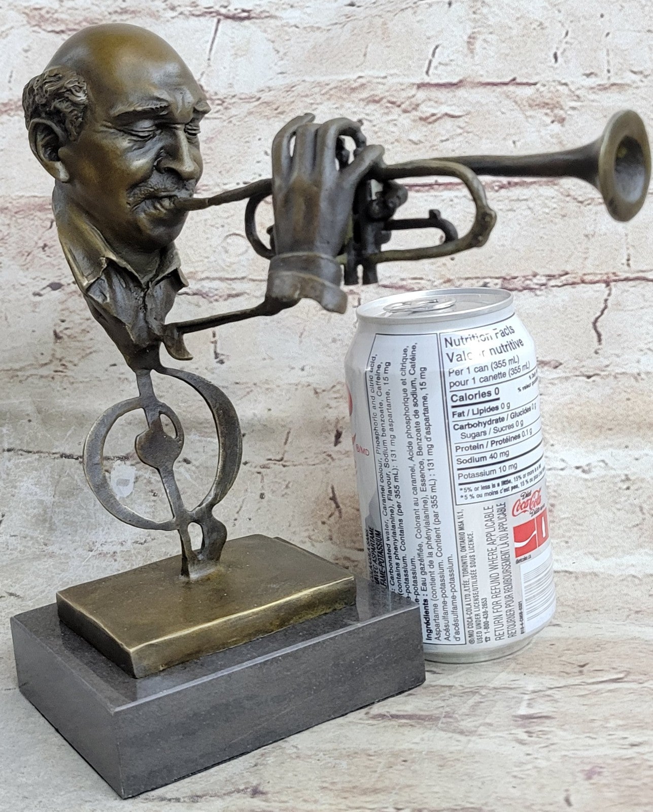 Supreme-African American Musician Hot Cast Music Art Deco Bronze Sculpture Figure