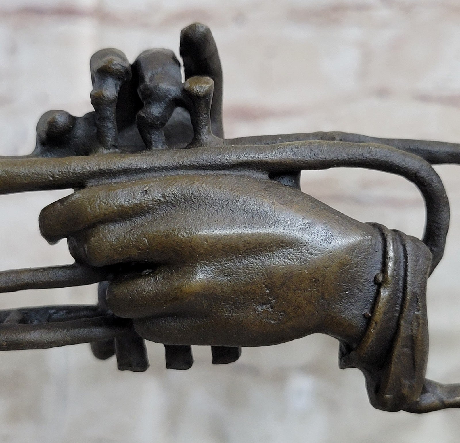 Supreme-African American Musician Hot Cast Music Art Deco Bronze Sculpture Figure