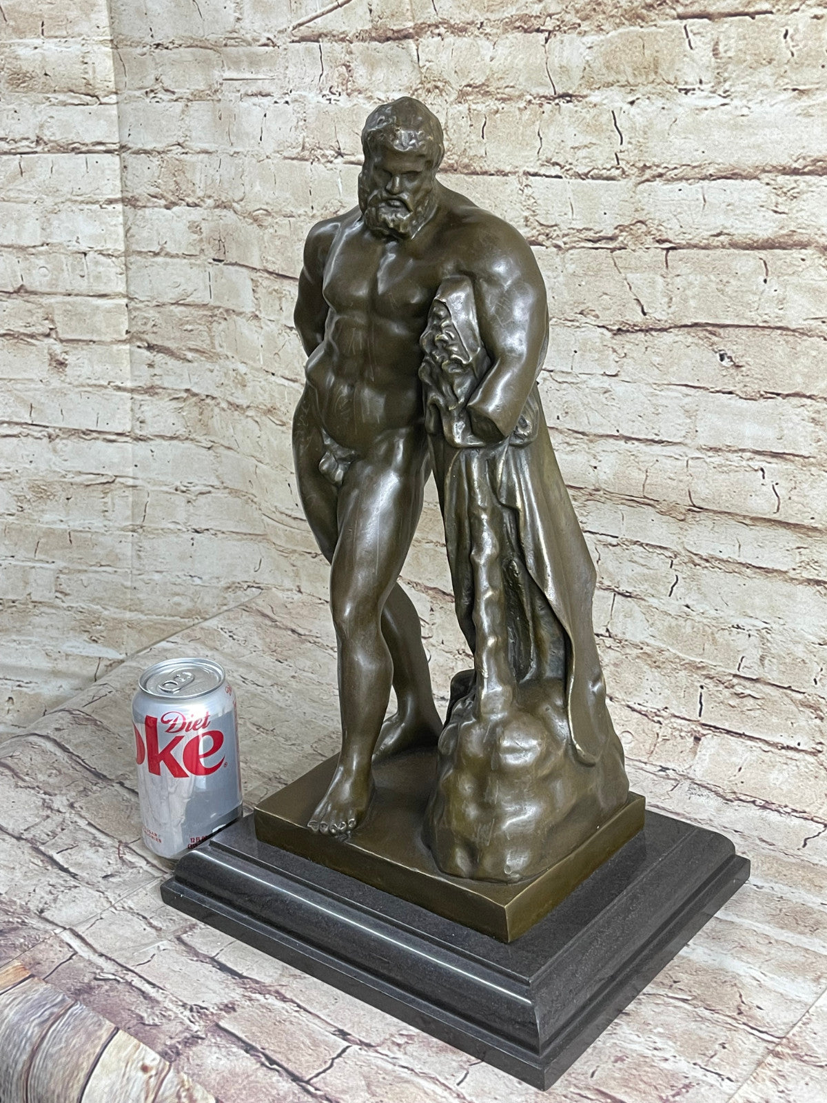 Bronze Sculpture Museum Quality Classic Artwork Hercules Greek Mythology Deal