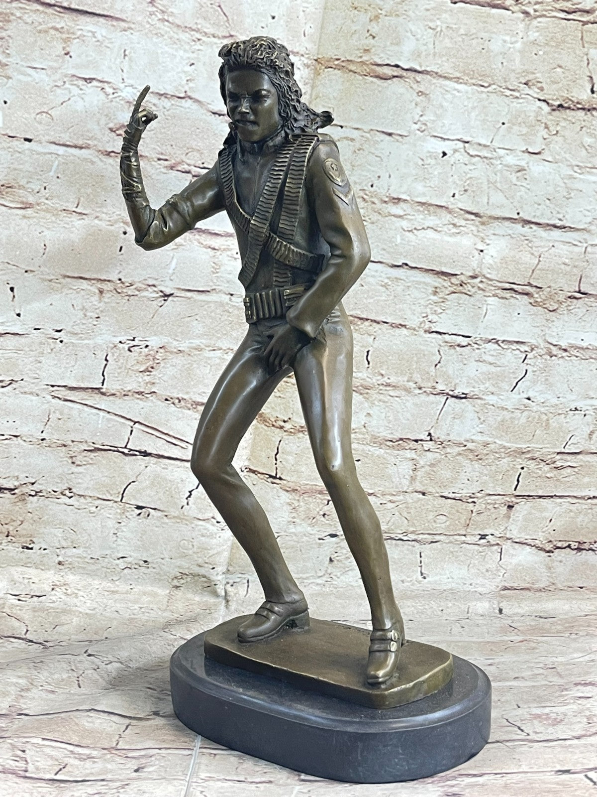 Handcrafted Museum Quality Jackson Five Solid Bronze Sculpture Home Decor