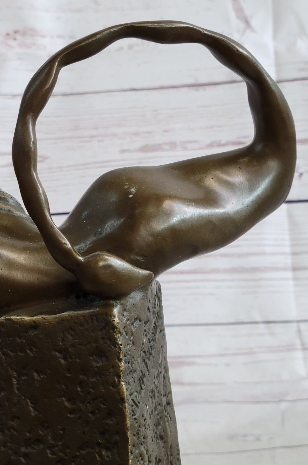 Bronze Sculpture Sexy Nude Mermaid By French Artesian Jean Patoue Figurine