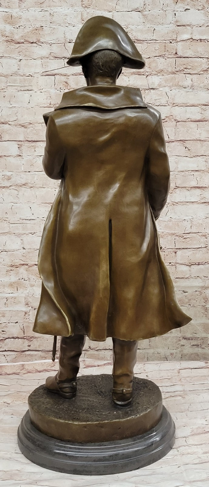 The bronze figurine depicts Napoleon with folded arms Lost Wax Method Bronze Art
