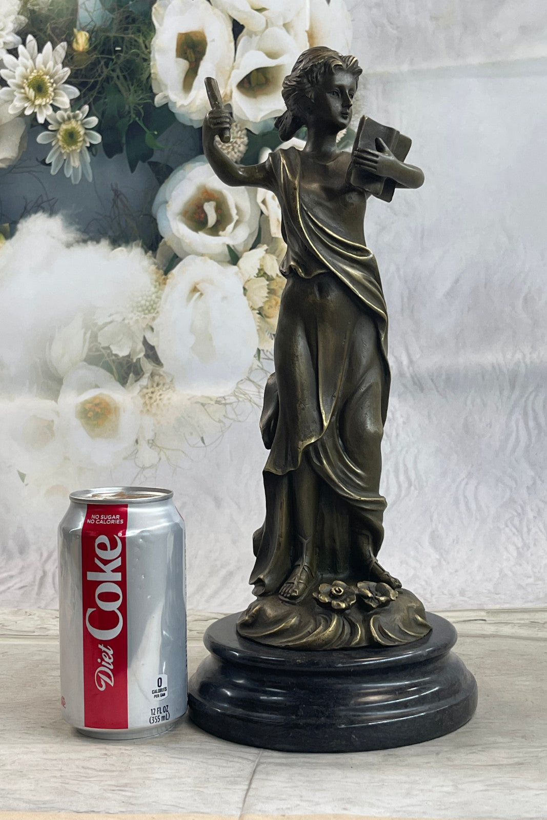 Wisdom Hero Peace Goddess Athena Handcrafted bronze sculpture SALE Marble Figure