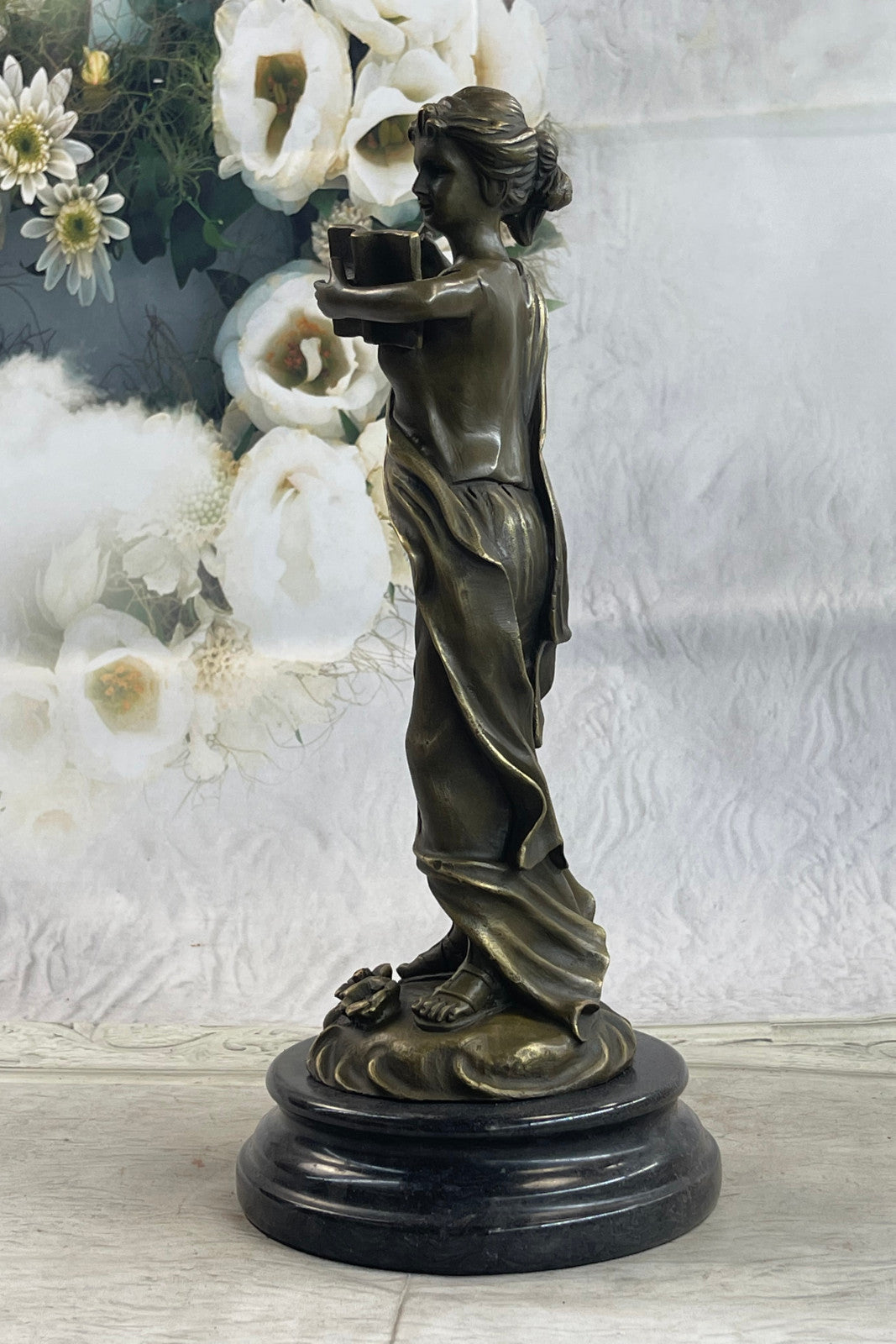 Wisdom Hero Peace Goddess Athena Handcrafted bronze sculpture SALE Marble Figure
