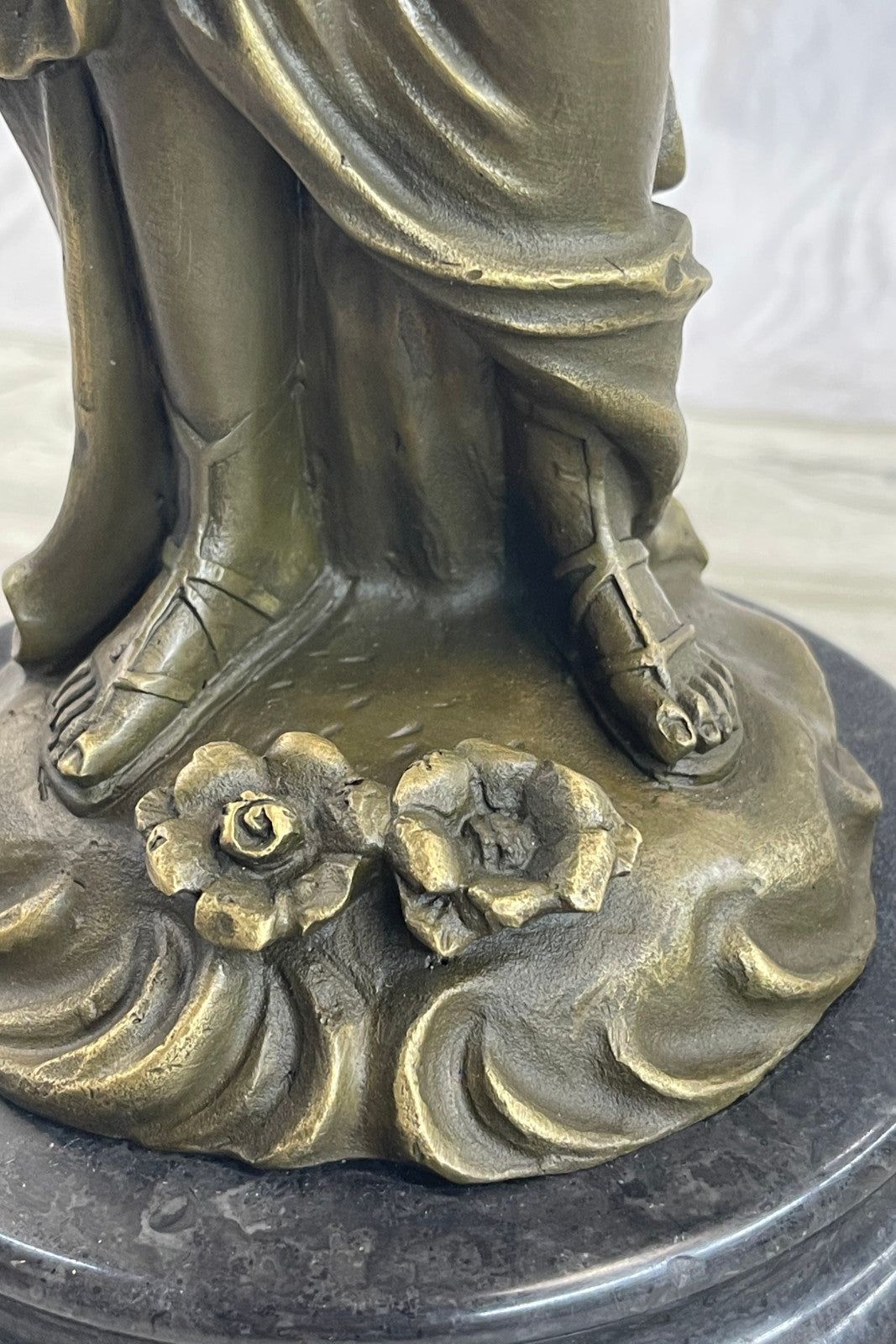 Wisdom Hero Peace Goddess Athena Handcrafted bronze sculpture SALE Marble Figure