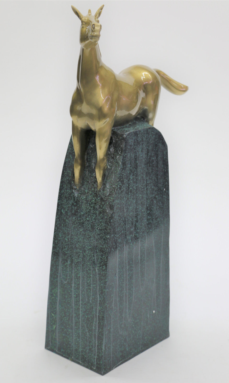 Genuine Bronze Masterpiece Abstract Modern Art Mid Century Horse Sculpture