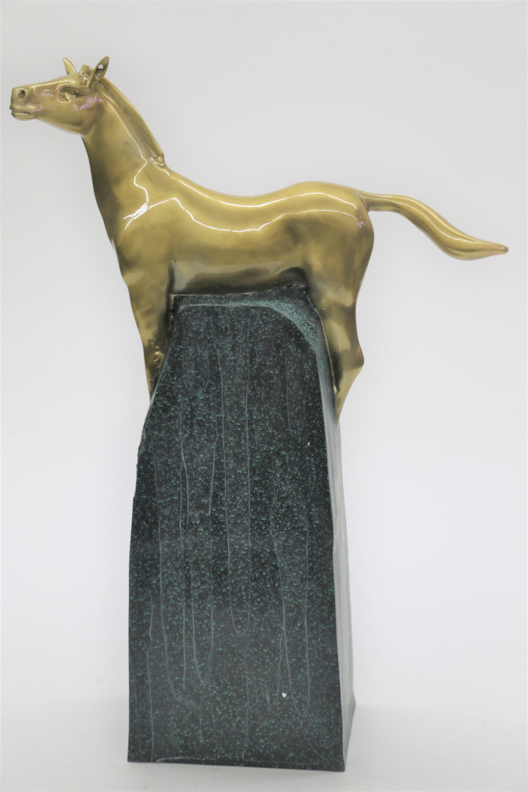 Genuine Bronze Masterpiece Abstract Modern Art Mid Century Horse Sculpture
