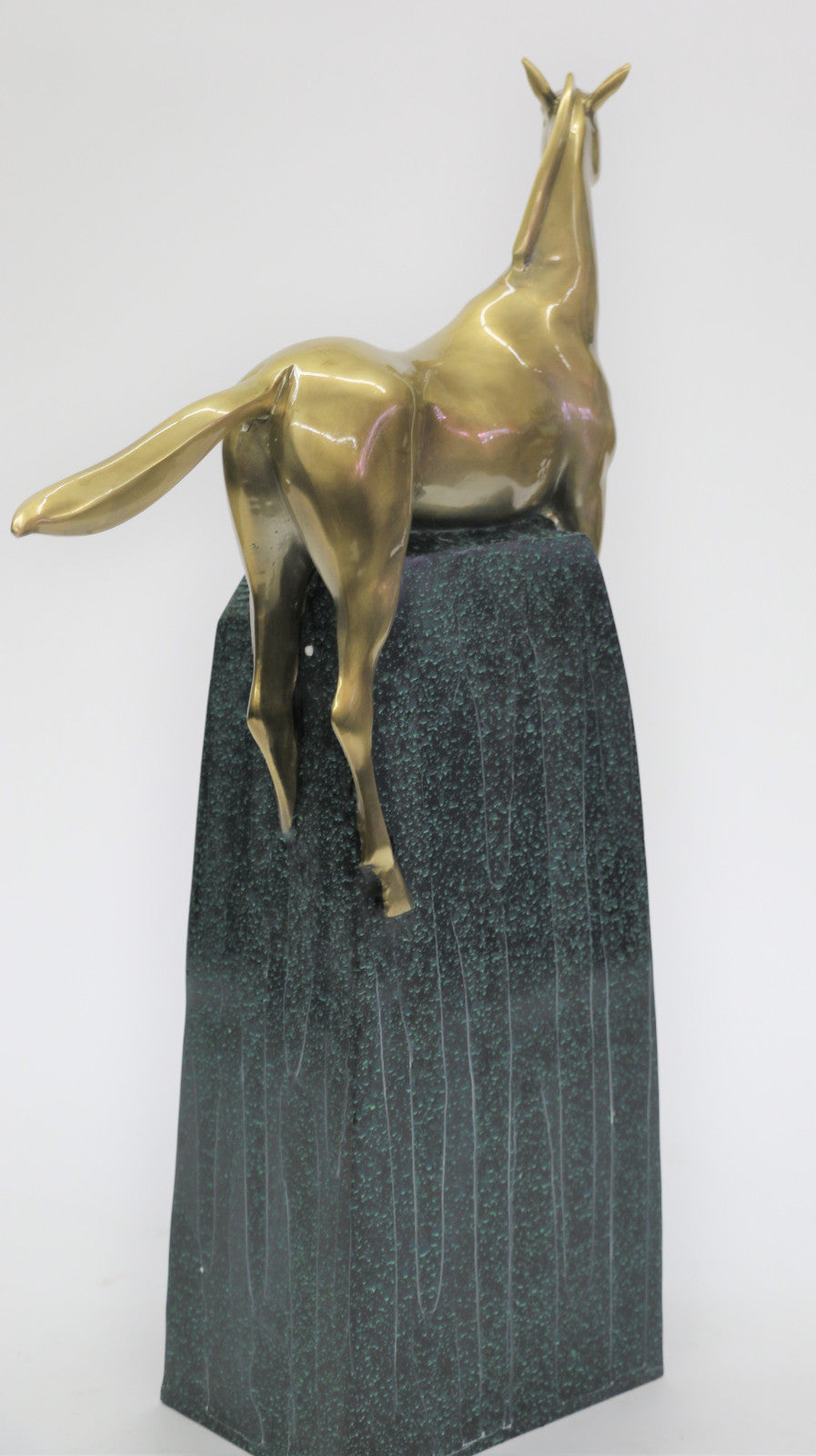Genuine Bronze Masterpiece Abstract Modern Art Mid Century Horse Sculpture