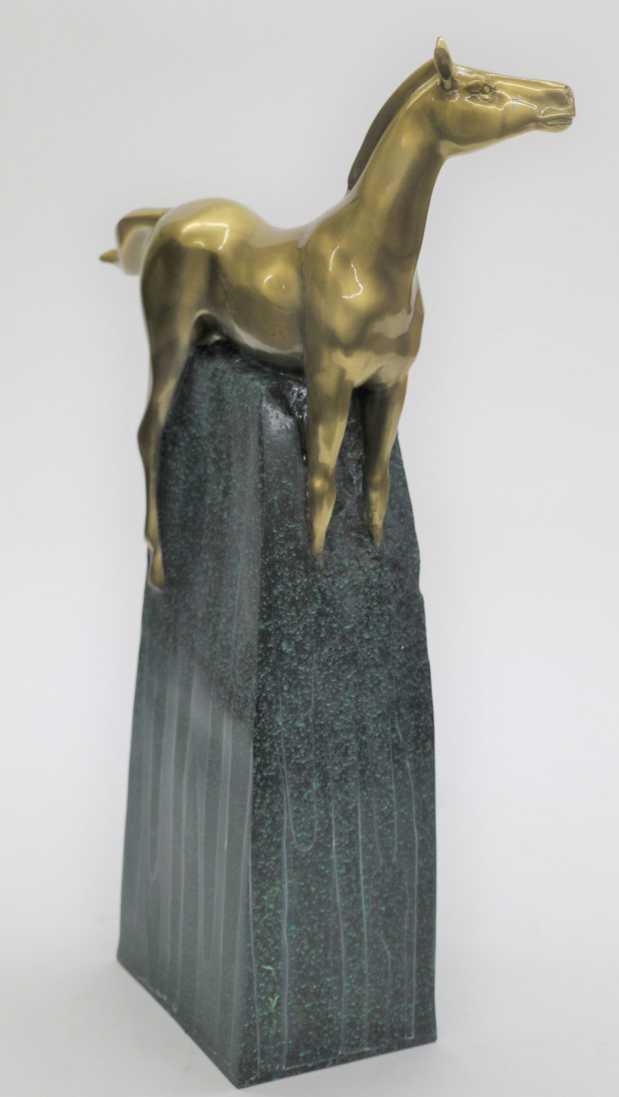 Genuine Bronze Masterpiece Abstract Modern Art Mid Century Horse Sculpture