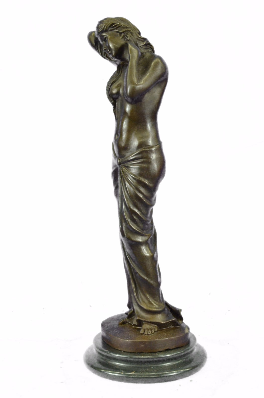 Original Sea Goddess by Italian Renowned Artist Aldo Vitaleh Bronze Sculpture