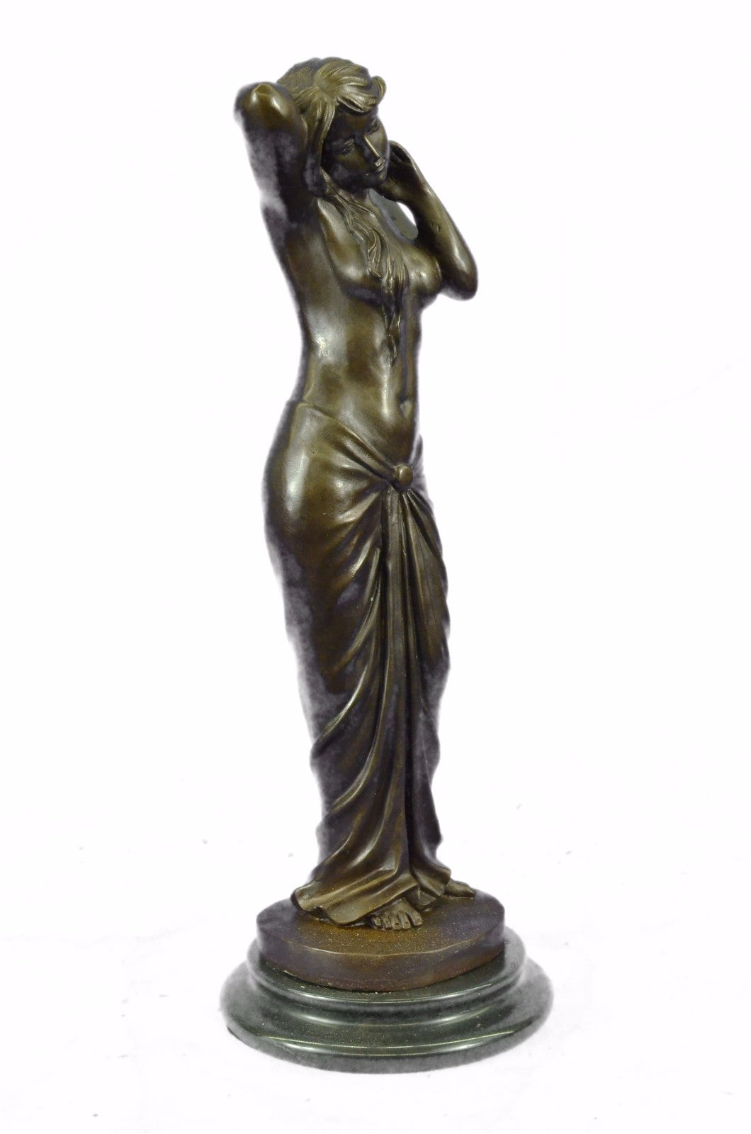 Original Sea Goddess by Italian Renowned Artist Aldo Vitaleh Bronze Sculpture