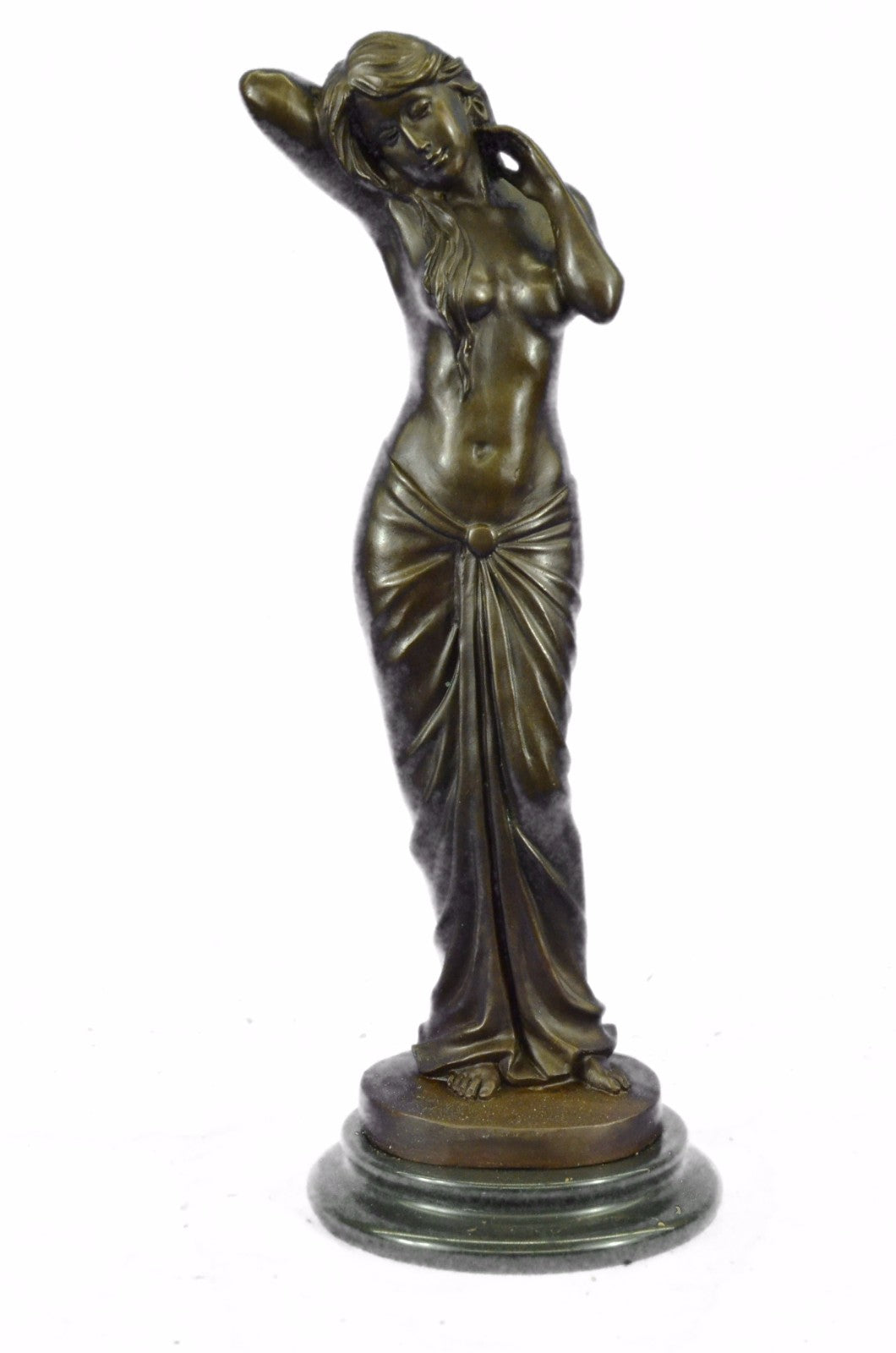 Original Sea Goddess by Italian Renowned Artist Aldo Vitaleh Bronze Sculpture