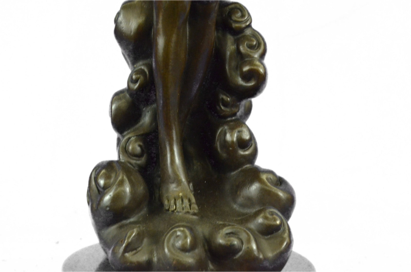 Buy Mythical Extra Large Nude Female Angel Bronze Sculpture – Classic Handmade Artwork by A. Moreau for Sale