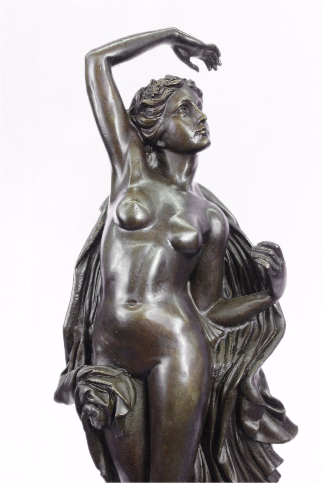 Handcrafted bronze sculpture SALE Nymph Woman Nude Large Vitaleh Aldo Original