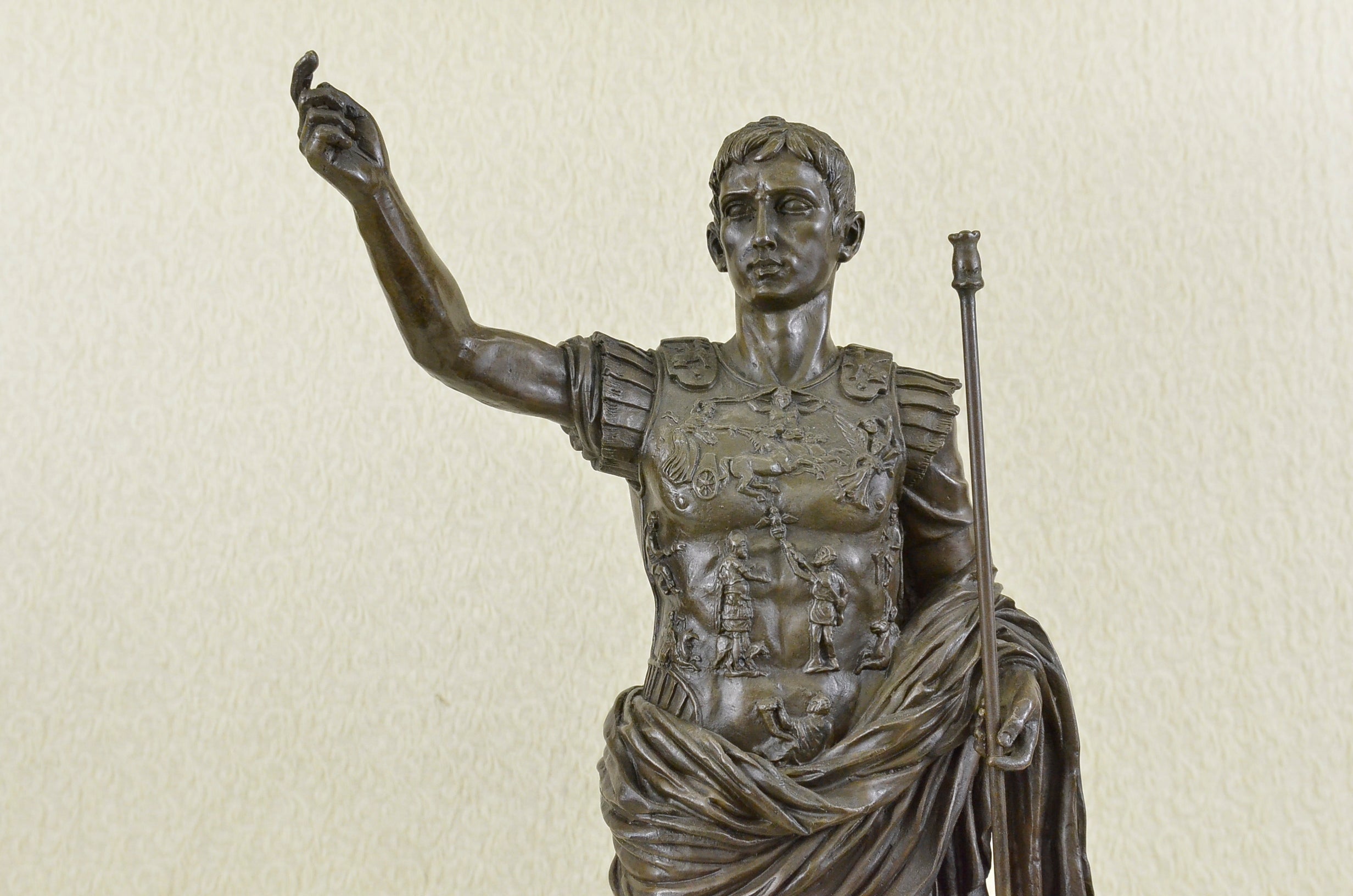 Limited Edition Julius Caesar Bronze Sculpture – Signed Classic Large Artwork Statue for Sale