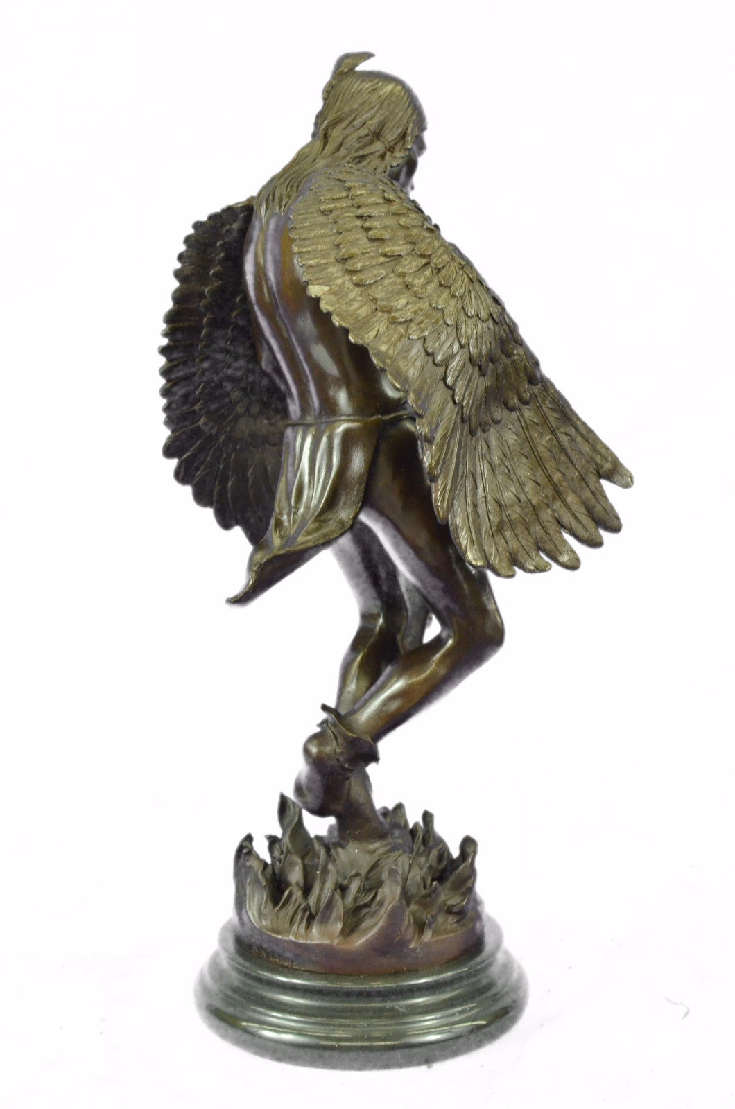 Native American Indian Art Chief Eagle Bust Bronze Marble Statue Gallery Art 18