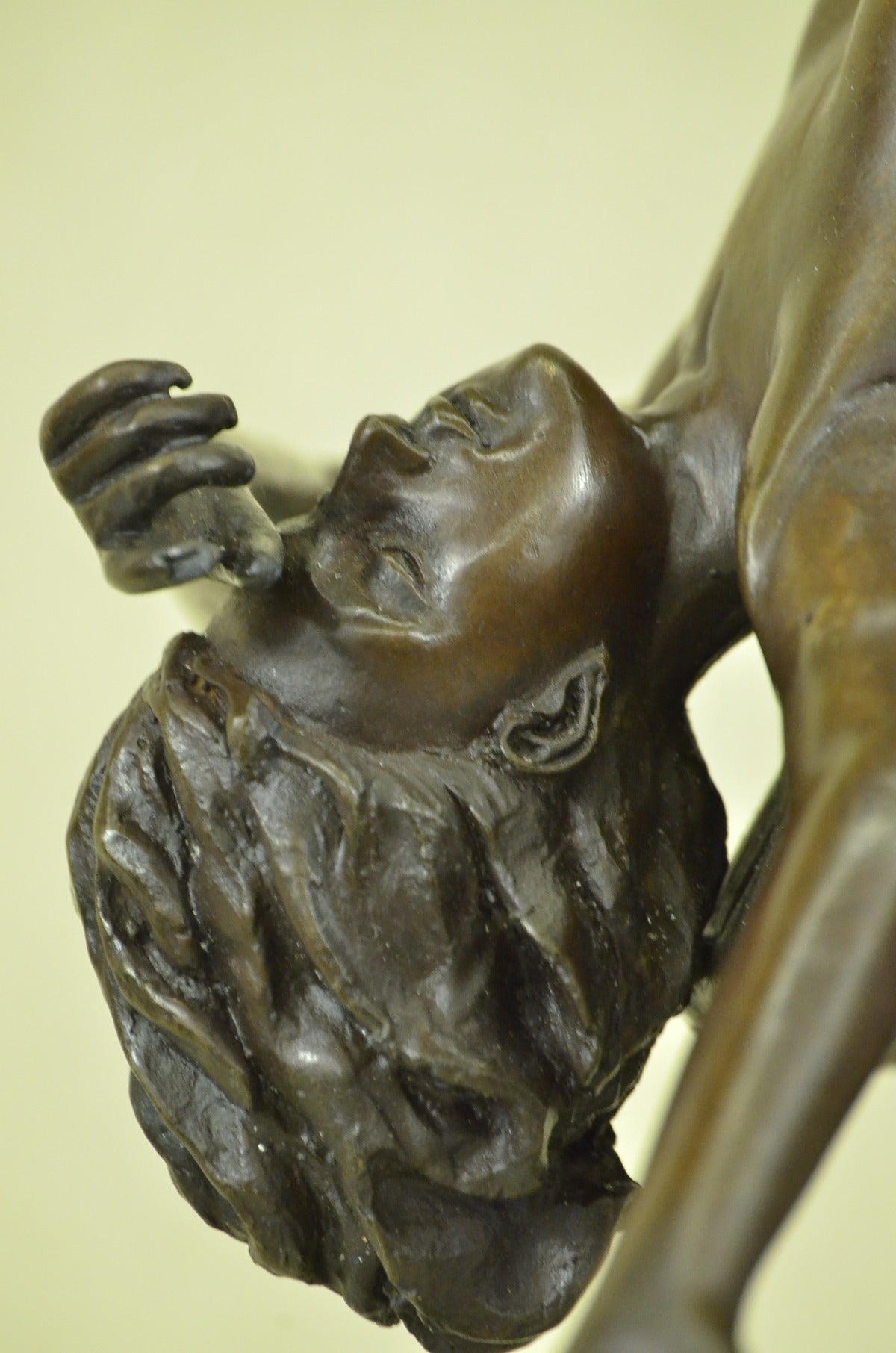 Handcrafted bronze sculpture SALE Lay Fairy Woodland Nude Vitaleh Aldo Original