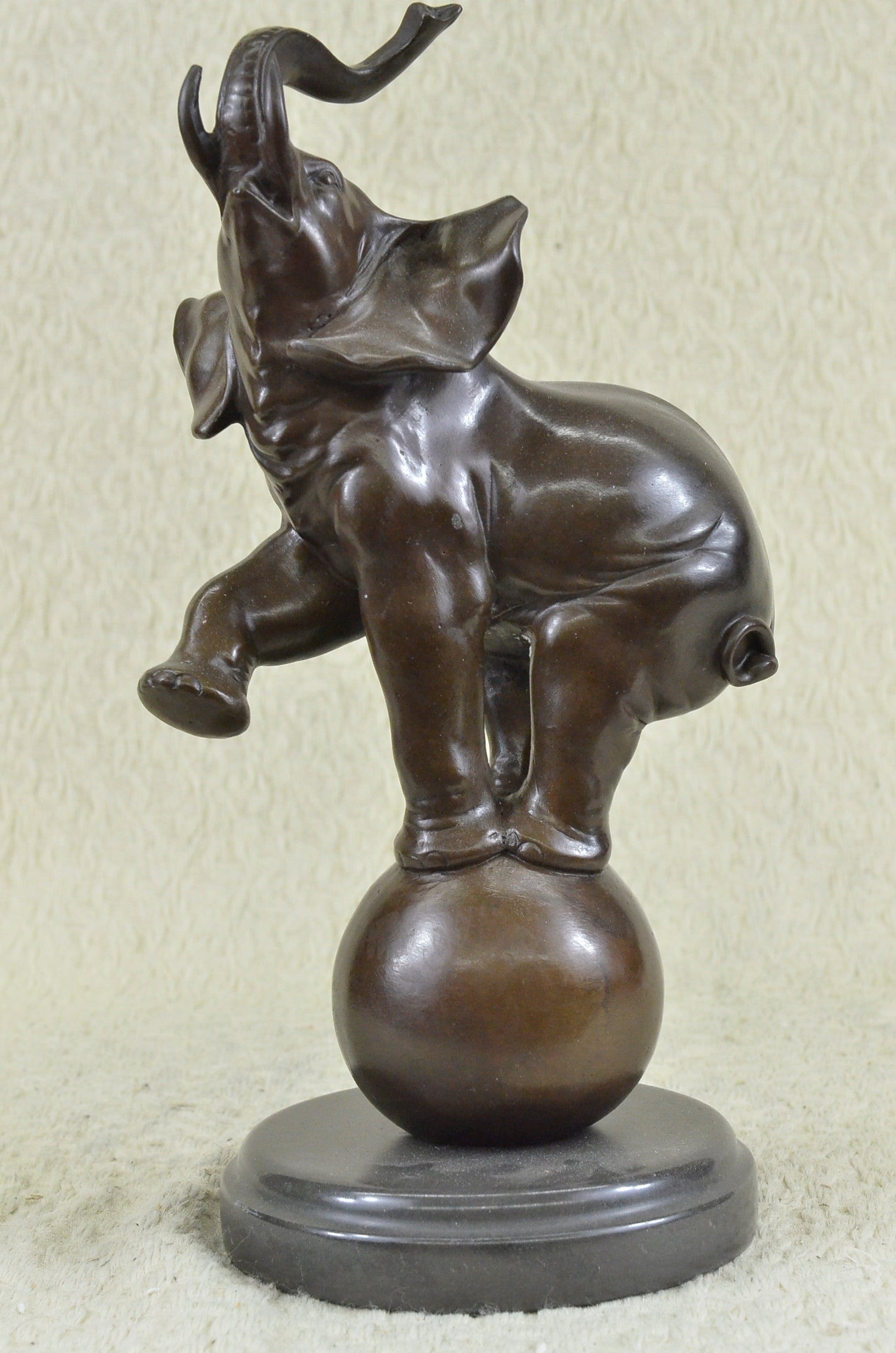 Bronze Sculpture Hand Made Museum Quality Classic African Elephant Figurine Sale