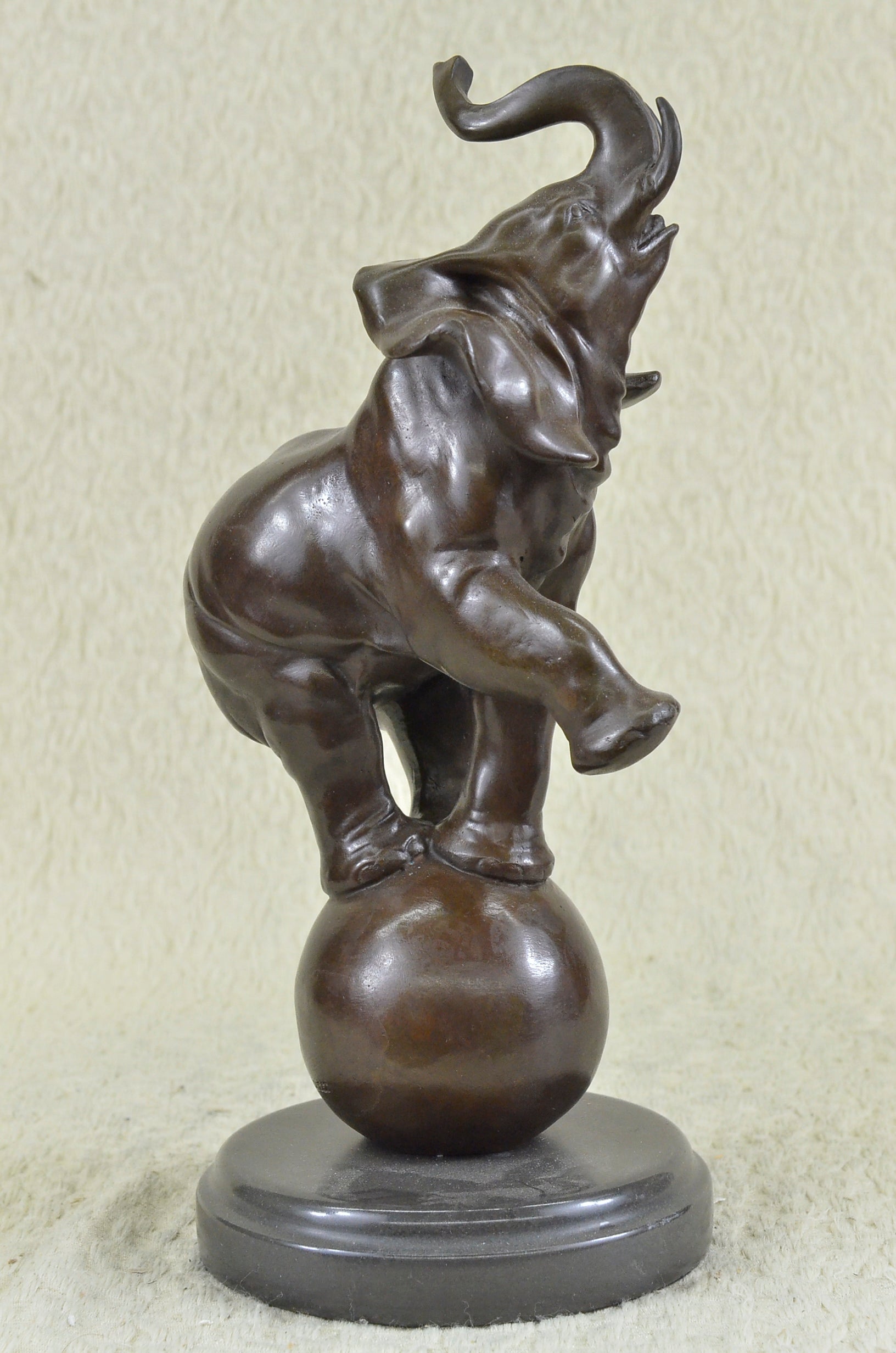 Bronze Sculpture Hand Made Museum Quality Classic African Elephant Figurine Sale