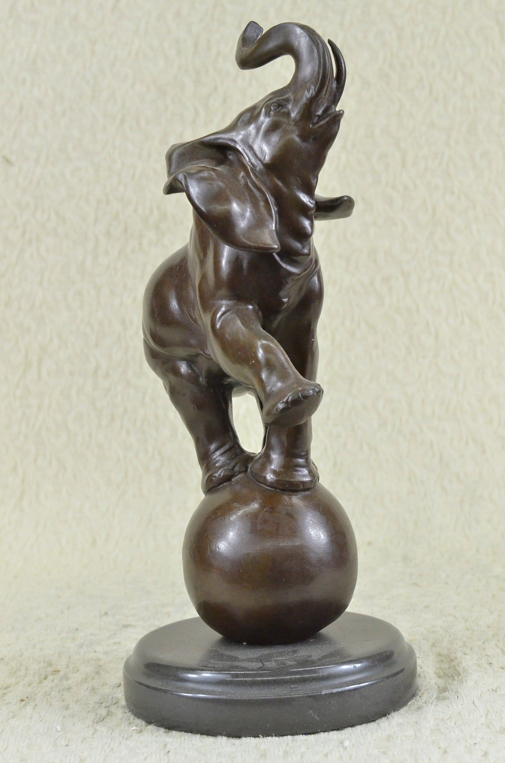 Bronze Sculpture Hand Made Museum Quality Classic African Elephant Figurine Sale