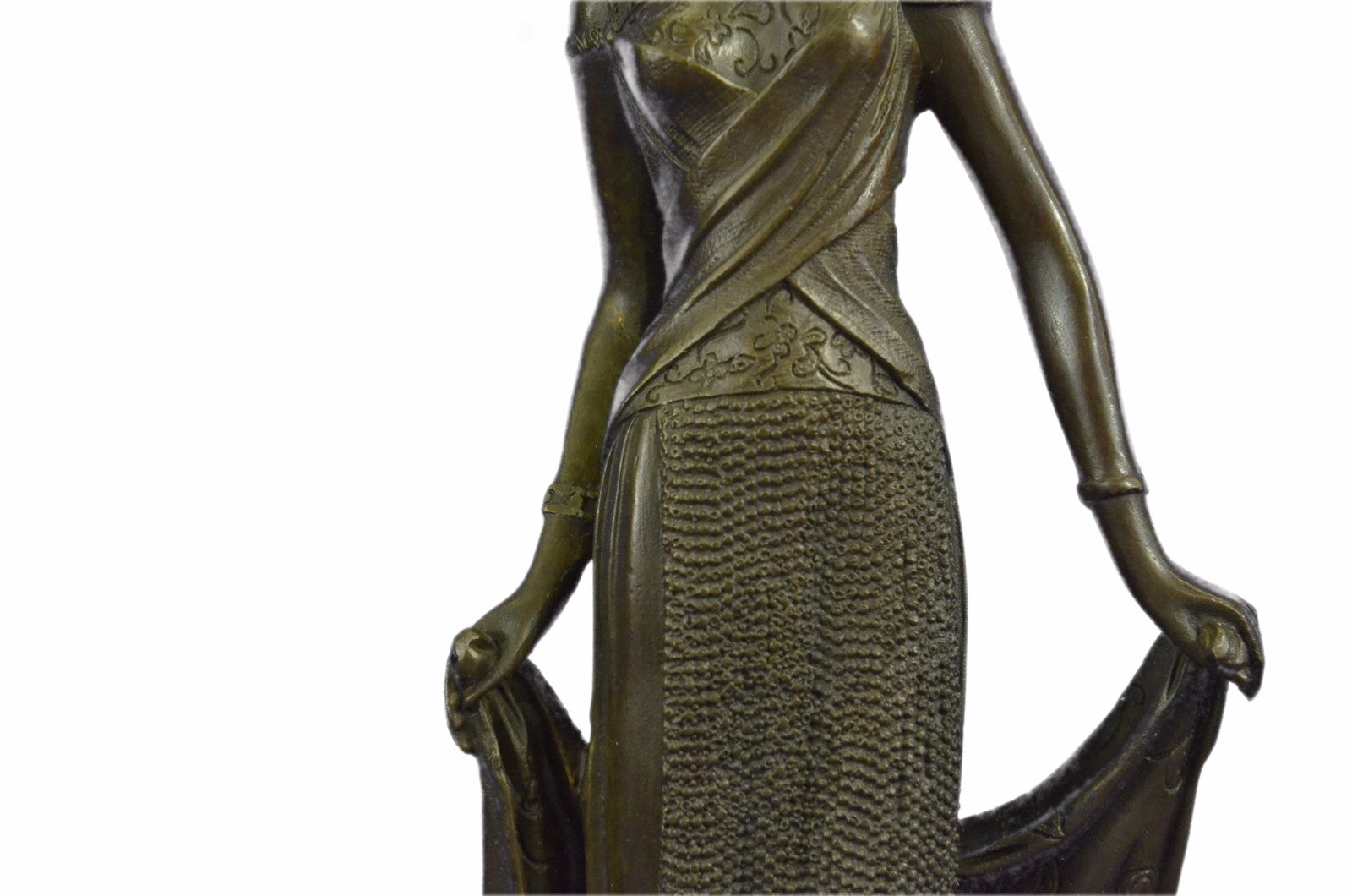 Art Deco 1920 Style Beautiful Dancer Bronze Classic Artwork Sculpture Figurine