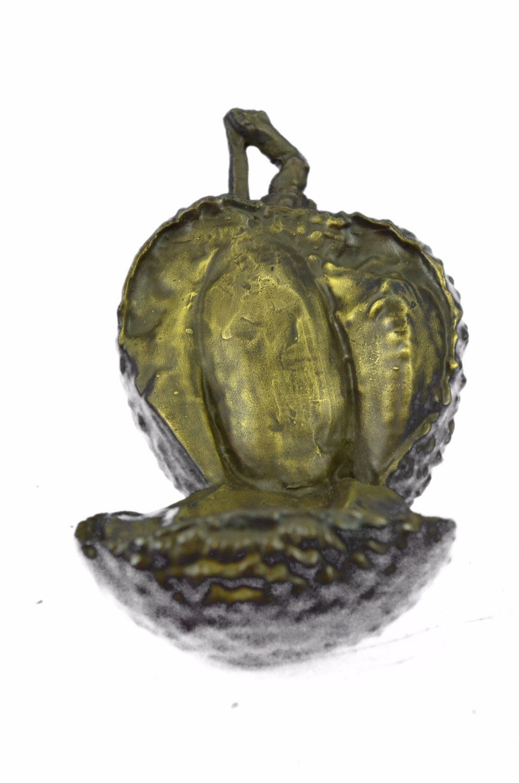 Handcrafted Detailed Open Friut Bronze Sculpture by Giacometti Museum Quality Ar