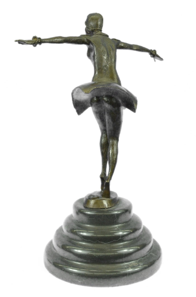 Handcrafted bronze sculpture SALE Chip By Designed Dancer European Symmetrical