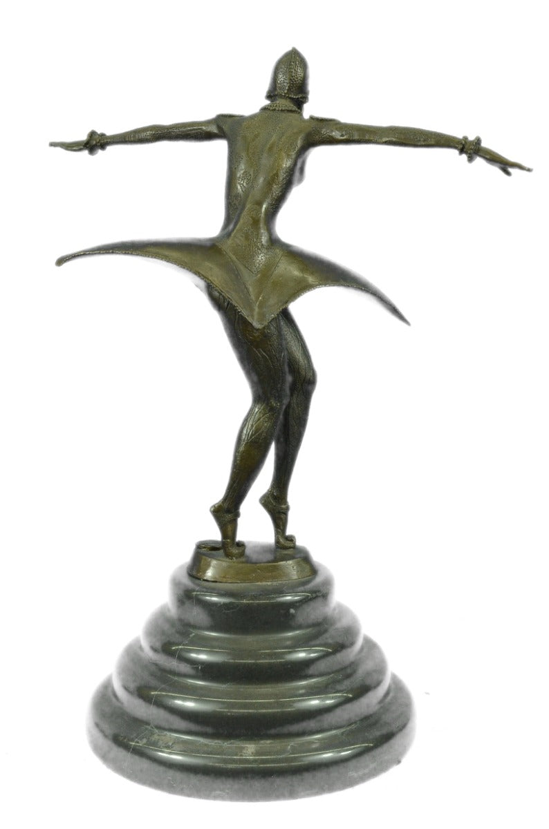Handcrafted bronze sculpture SALE Chip By Designed Dancer European Symmetrical